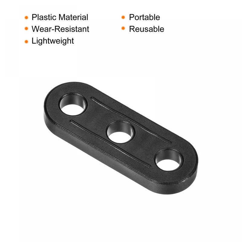 sourcing map Tent Rope Buckles, 5.4mm Plastic Guyline Adjuster Cord