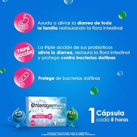 Enterogermina Probióticos Billones Alivia Malestares Digestivos Caps