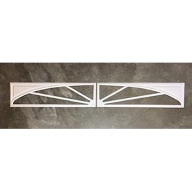 2 Amarr Sunray Long Panel Replacement Inserts for Amarr Garage Doors White 38.5" x 11" ONLY FITS Amarr & Pella Garage Doors