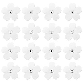 Gosknor 16pcs Duvet Snaps Metal, Simple Iron on Duvet Cover Holder Clips Plum Blossom Shaped Quilt Corner Fasteners to Hold Inside Comforter in Place Prevent Shifting