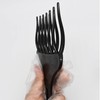 Professional Insert Afro Pick Comb, Wide Tooth Detangling Hair Fork
