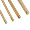 4Pcs Leather Prong Punch Rhombus 4mm Stainless Steel Nonslip Handle