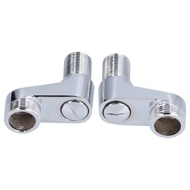 Naroote Shower Diverter Valve, Bidet Sprayer Faucet Toilet Bidet Sprayer Faucet Shower Mixer Swing Arm Adapter G1/2 to G3/4 Cold Hot Water Pipe Fixed Accessory Adapter Connector