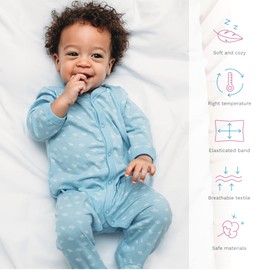 2X Jersey 100% Cotton Fitted Sheet for 140 x 70 cm Toddler Baby Cot Bed Mattress (White)