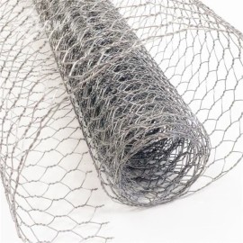 Chicken Wire Fencing Mesh  Outdoor Anti-Rust Hexagonal Galvanized Mesh, Garden Fence for Chicken Coop Barrier Rabbit CageMesh Size: 1", Wire Diameter: 0.6mm