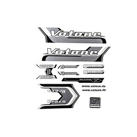 Votone Sticker Frame Decal Sticker for Bicycle Design Grey