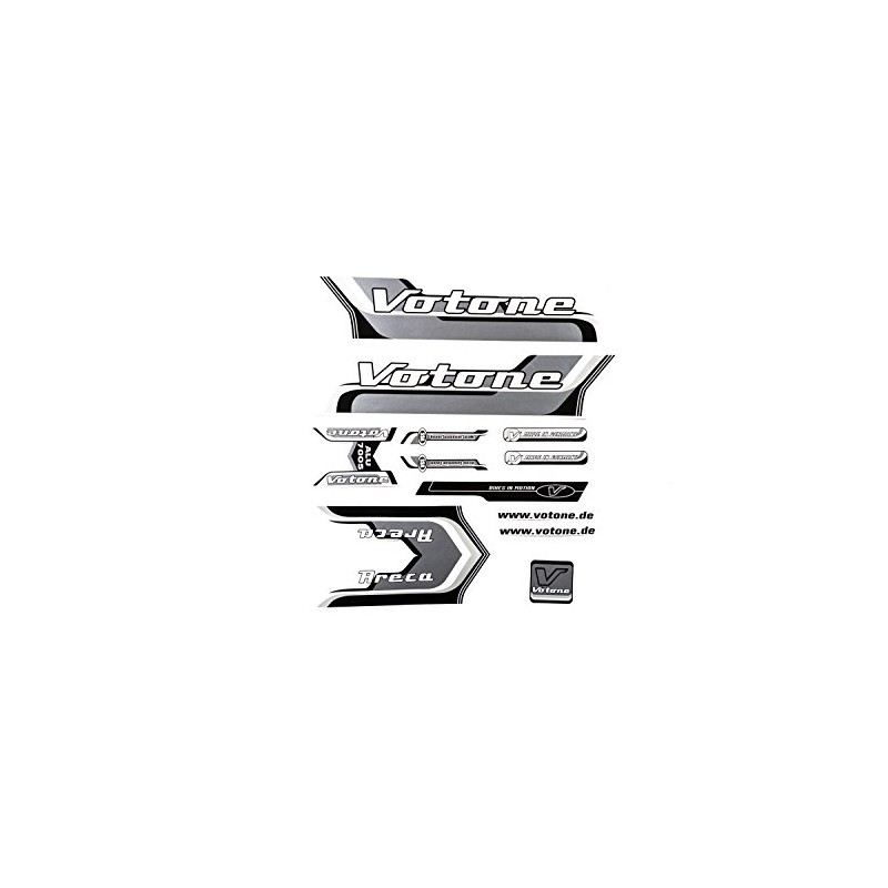 Votone Sticker Frame Decal Sticker for Bicycle Design Grey