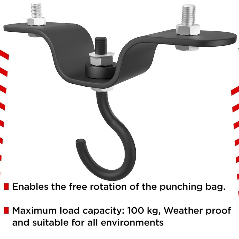 PUNCH BAG CEILING HOOK by Athletics Gear | 18-guage Heavy
