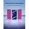 PDDKISS 15 Pro Max Privacy Screen Protector Pink