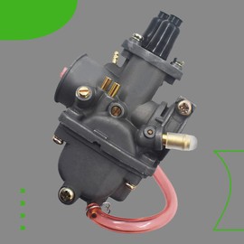 munirater Carburetor Kit with Throttle Cable Replacement for Big Wheel 80 BW80 PW80 1983-2006 21W-14101-01-00