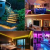 GEYUEYA Home WiFi RGB COB LED Strip with Power Supply,Flexible