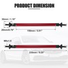 X AUTOHAUX 2pcs 150mm 5.91" Adjustable Car Bumper Splitter Support