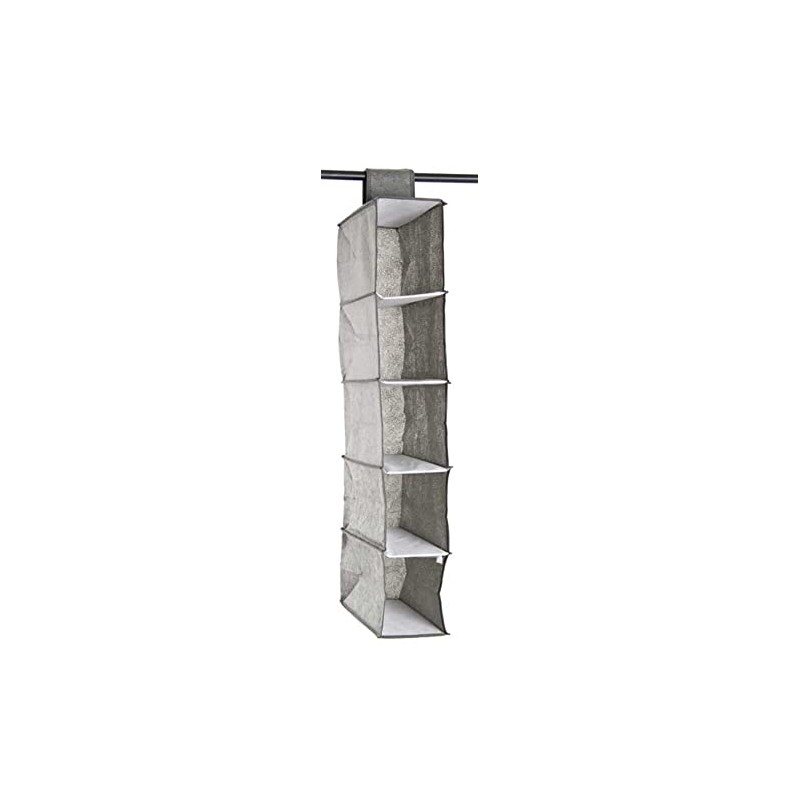 Closet Organizer Hanging Cabinet with 5 Compartments Organizer for Closet