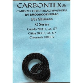 SHIMANO CARBONTEX Chronarch 100BPV,  Citica 200G5, 200G6 & 200G7 Drag Washers