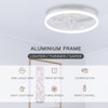 STERREN Ceiling Fans with Lights,20" Low Profile Ceiling Fan with