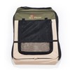 Pawer 45”×24” 8-Panel Foldable Pet Playpen, Olive+Beige, Personalize Embroidery Extra