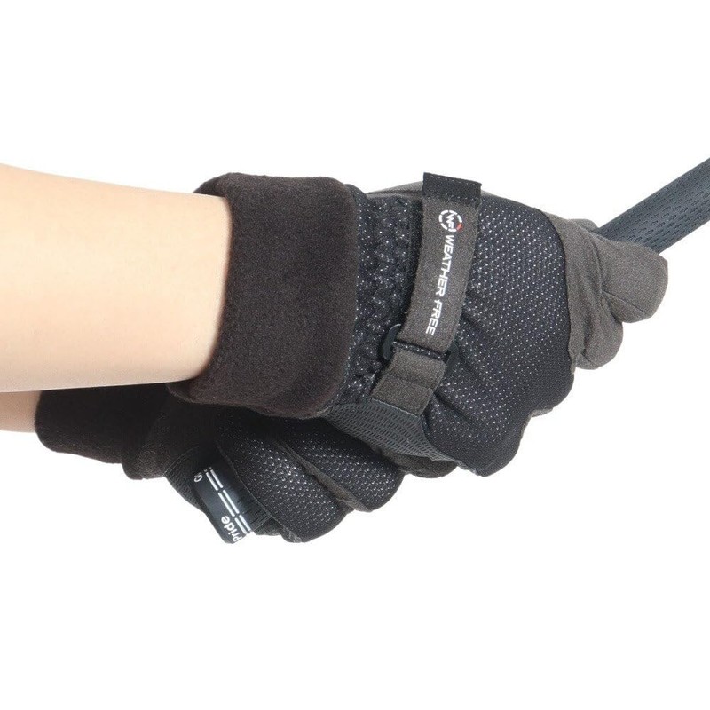 Casco SF-2227W 0000456807 Men's Golf Gloves, Weather-Free Warm Gloves, Black