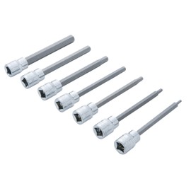 Blue Spot Tools Spot 01516 Ex Extra Long Hex Socket Bit Set, Set of 7 Pieces Multi