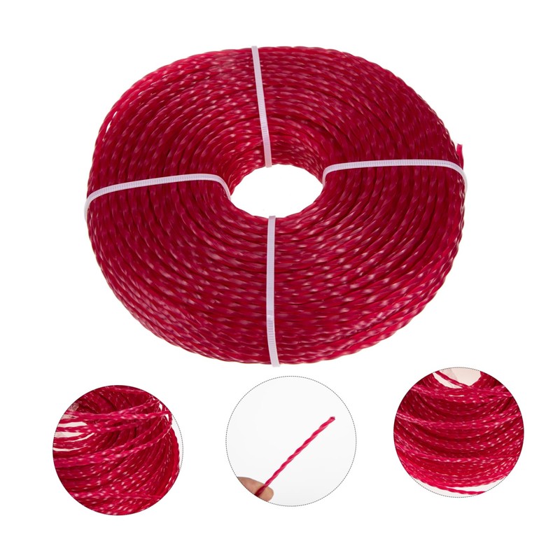 Sosoport High Strength Mowing Trimmer Rope Cutter Strimmer Lines Easy