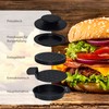 Levivo Burger Press, 5 Pieces, with 50 Sheets of Non-Stick