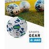 JAKO Lightball Futsal, White/Navy/Neon Green, 4 (290 g)