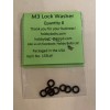 Hobby Bolts M3 Split Lock Washer Qty:3 Packs Of 8Pcs.