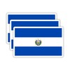 (3PCS) El Salvador Flag stickers, Countries Flag Stickers - Waterproof