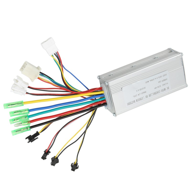 Electric Cycle Brushless Square Wave Controller with Lamp Wire for