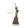 MAGICLULU Statue of Liberty Metal Figurine Decorative Artware for Home