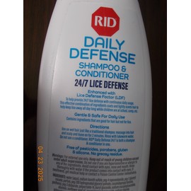 RID Sealed 10.1 Ounce RID Daily Defense Shampoo & Conditioner for 24/7 Lice Defense