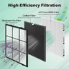 SAKEGDY 116130 Replacement Filter H fit for Winix 5500-2 Air