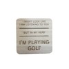 Ashton and Finch Funny Golf Coaster Laser Engraved Gift Wooden