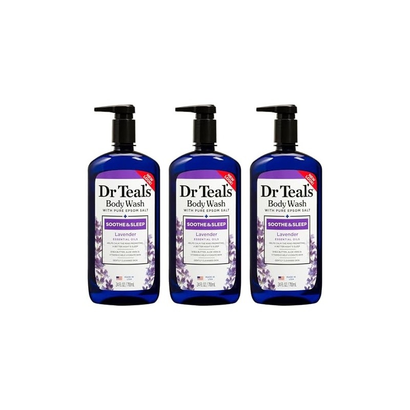 Dr Teal's Pure Epsom Salt Body Wash Chupante e Hidratante