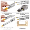 YENUO 1 Pair Heavy Duty Locking Drawer Slides 500 Lbs