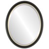OVALCREST Oval Beveled Wall Mirror for Home Decor - Hamilton
