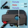 Tuzliufi Push Button Shifter Handle Levers Switch Control Start Kill