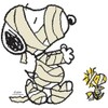 CafePress Snoopy And Woodstock Mummies Rectangle Magnet, 3"x2" Refrigerator Magnet