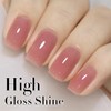 Double Rhythm 0.50 OZ Translucent Gel Polish Same Color Same