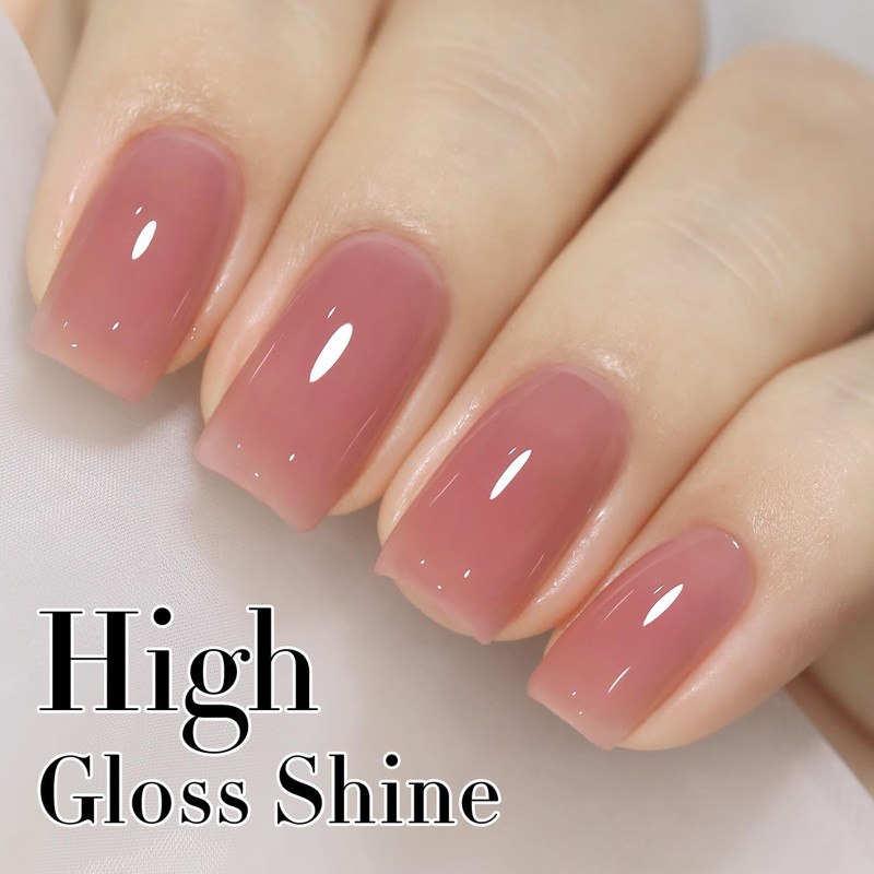 Double Rhythm 0.50 OZ Translucent Gel Polish Same Color Same