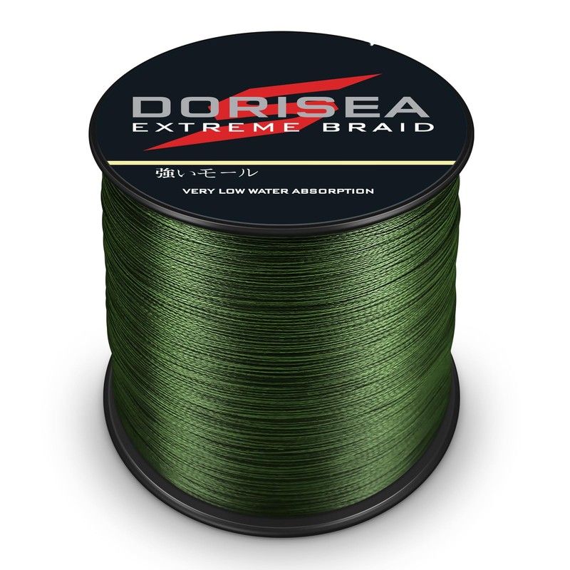 DORISEA Extreme Braid 100% Pe 1000m Braided Fishing Line 6-500lb