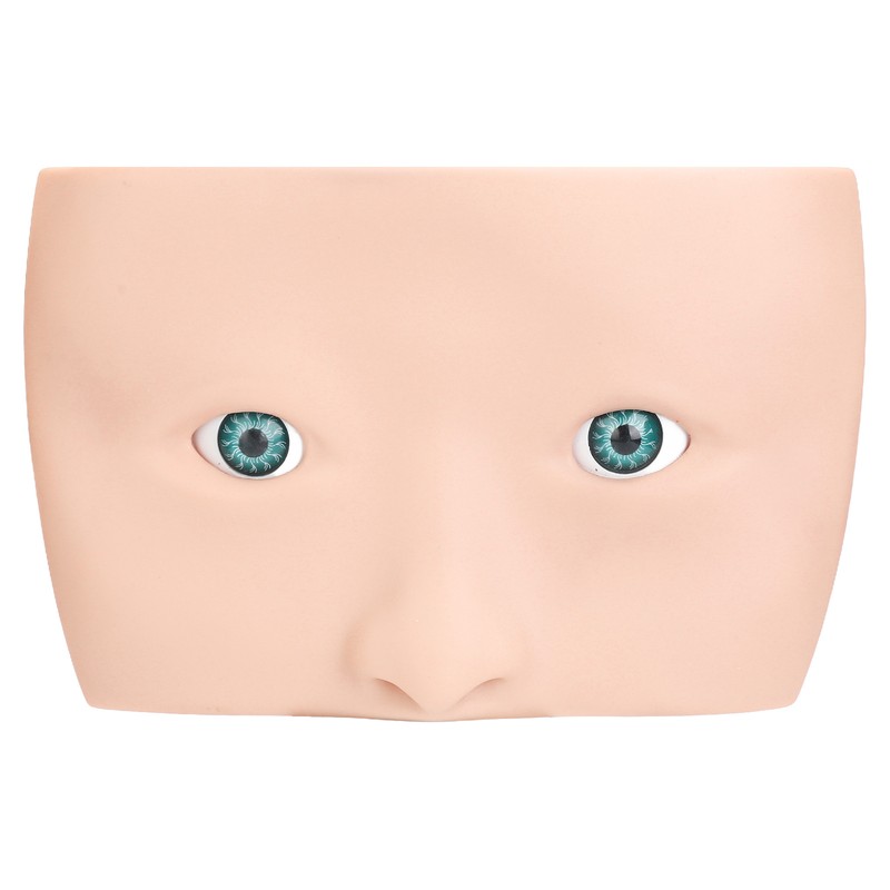 Makeup Practice Face Board 3D Realistic Eye Painting Practice Plastic