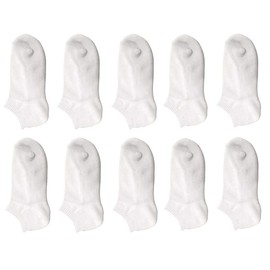 Senka Men's Socks, White, Set of 10, Ankle Short, Sports, Outdoor, white