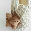 Miffy doll keyring BRUNA FAMILY rabbit white brown gray bag