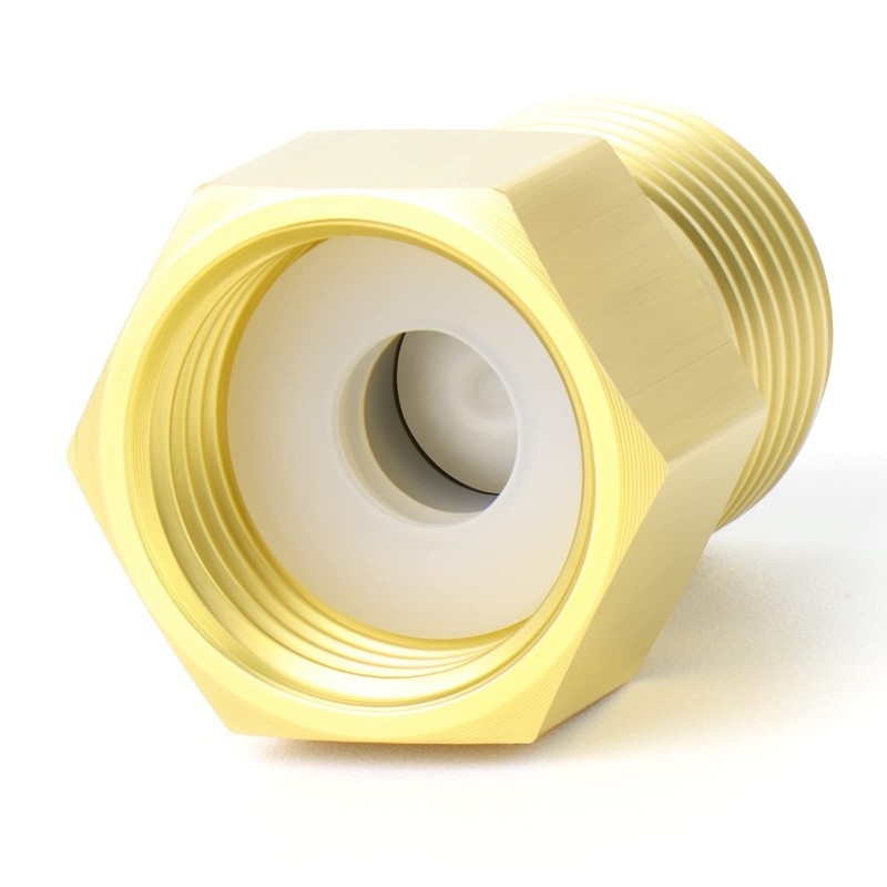 GASHER 2PCS Brass Check Valve 1/2" Female to 1/2" Male
