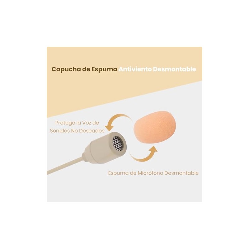 Pyle micrófono de diadema doble para la oreja - manos