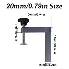 Bench Dog Clamp 20mm (3/4") Adjustable Workbench Dog Quick Hold Down Clamp Woodworking Destop Tool for Fixing The Wooden Board