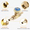 3/8" Brass Needle Valve Propane Butane Gas Adjuster Barb 1Mpa