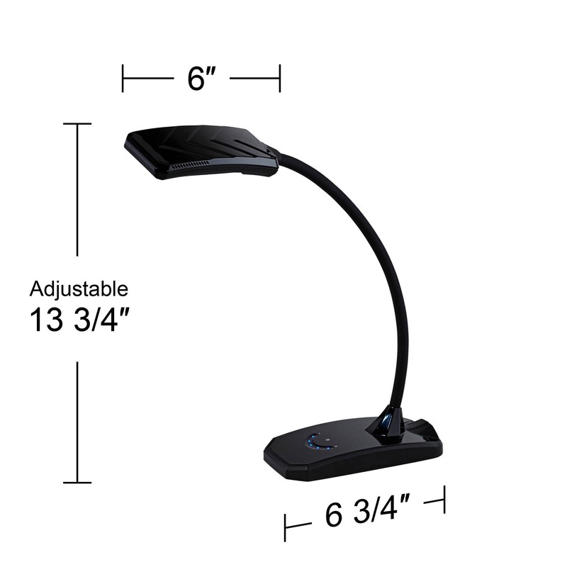 360 Lighting Ricky Modern Minimalist Desk Table Lamp with USB