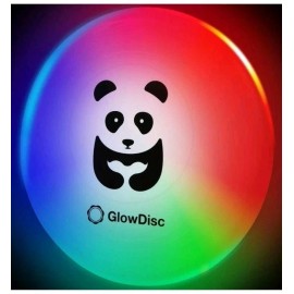GlowDisc - The Original Panda LED Light Up Flying Disc 2024 Edition - Cute Panda