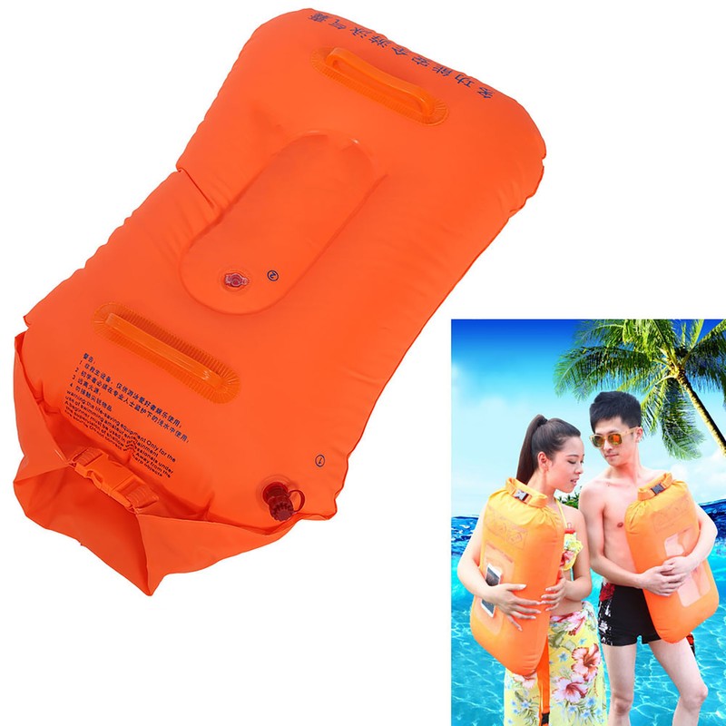 Adult Manual Inflatable Air Bag for Snorkeling Surfing Boating Swimming